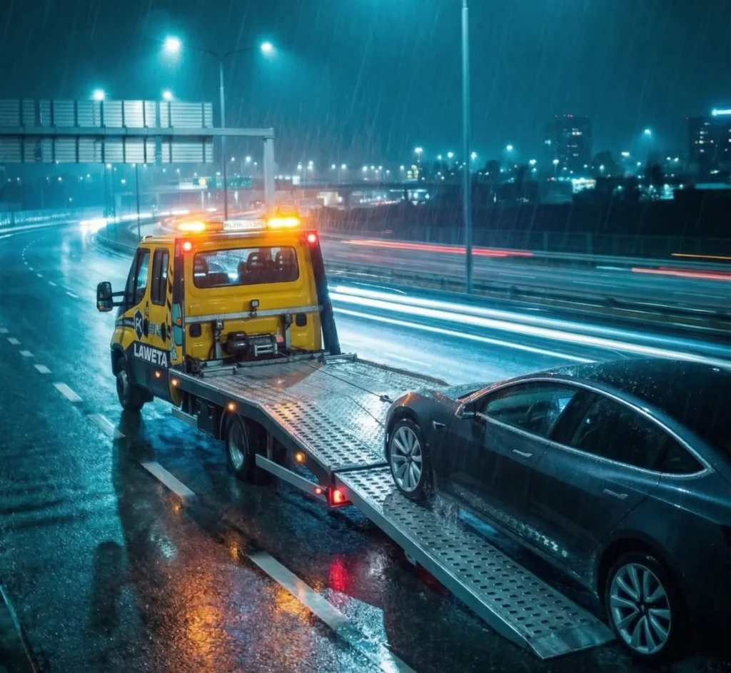 holowanie samochodu elektrycznego - co musisz wiedzieć